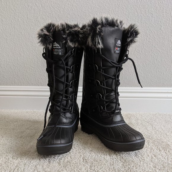 3M Thinsulate Shoes - Aleader 3M Thinsulate fleece lined Boots 8 black